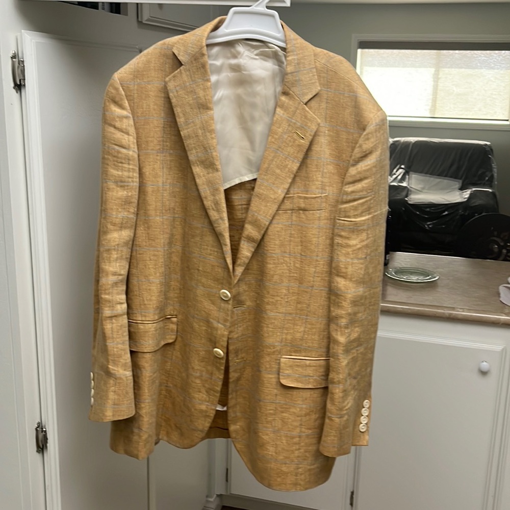 Brooks brothers linen sports coat 1818 Madison